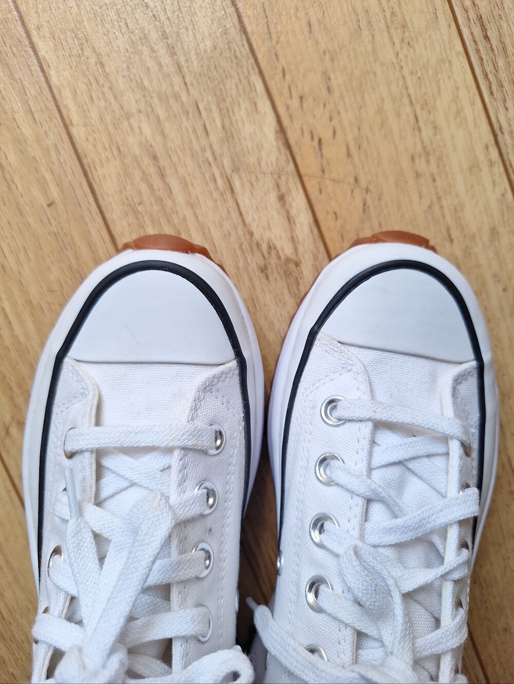 Converse Run Star Hike Low Platform Women's White Size 7 - Picture 7 of 11